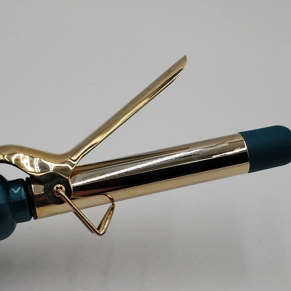 Wonder Wand Gold Series Curling Iron Helen of Troy Green Jumbo 1